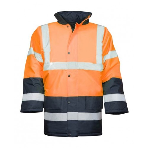 Bunda zimná hi-viz ARDON®REF602 oranžovo-modrá Bunda zimná hi-viz ARDON®REF602 oranžovo-modrá